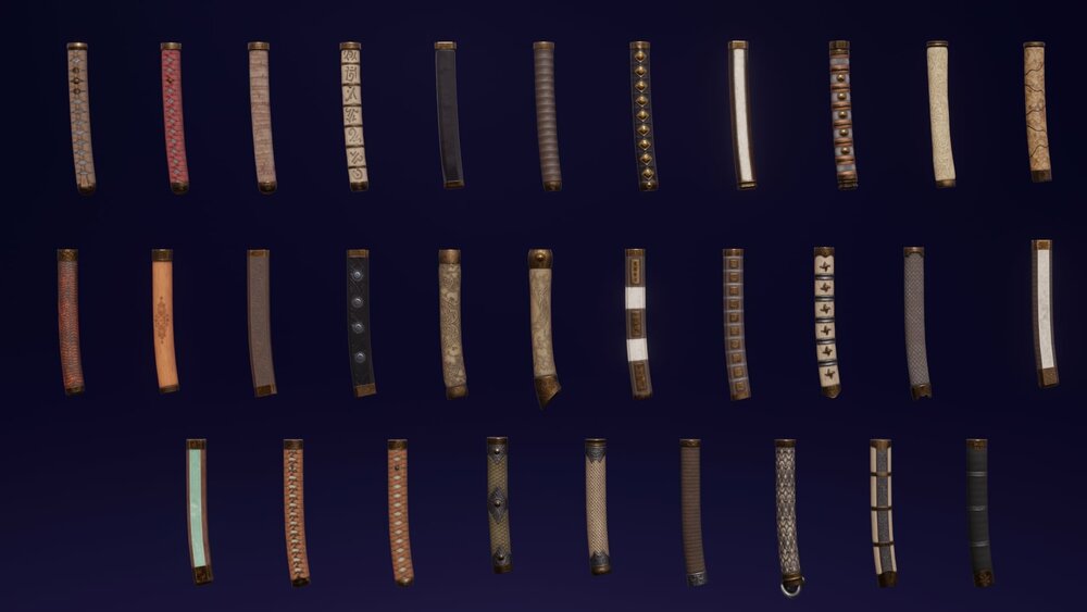 Modular set of katanas 