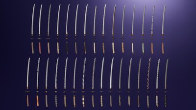 Modular set of katanas 