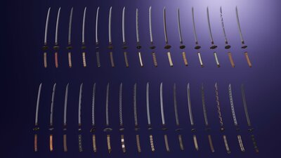 Modular set of katanas 