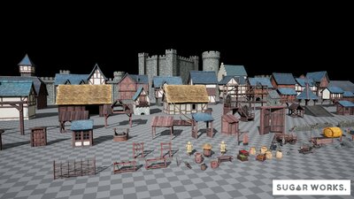 MEGA BUNDLE - Stylized Medieval Modular 