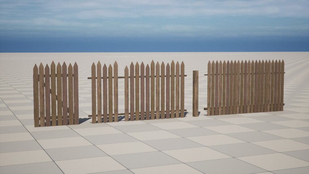 Realistic Fences Pack 1 