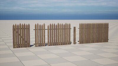 Realistic Fences Pack 1 