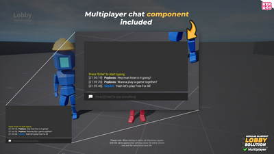 Multiplayer Blueprint Lobby Solution - Template - By Kekdot 