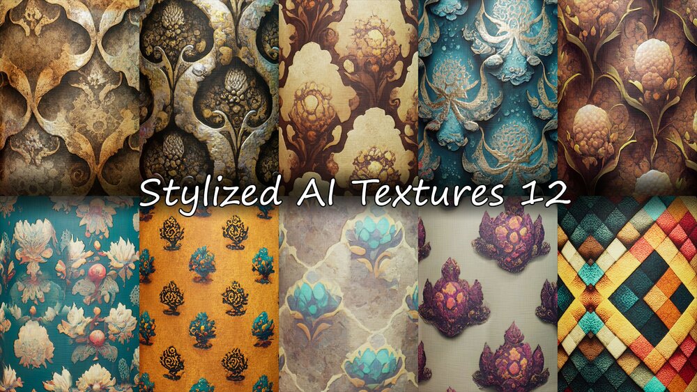 Stylized AI Textures 12 