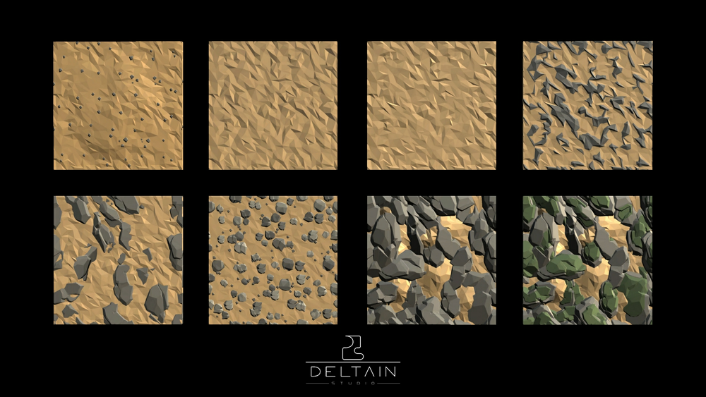 LowPoly Sand Texture 