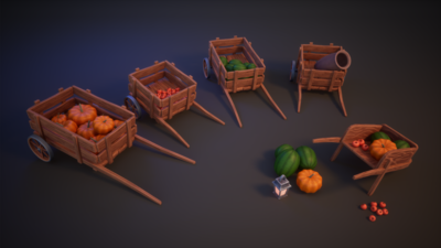 Medieval Stylized 3D Props 