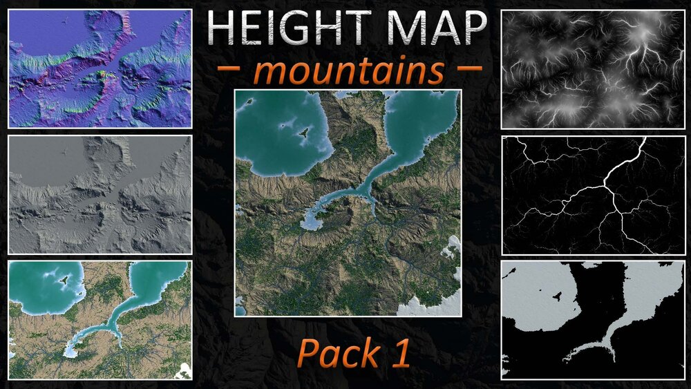 2K Height Maps - version 04 