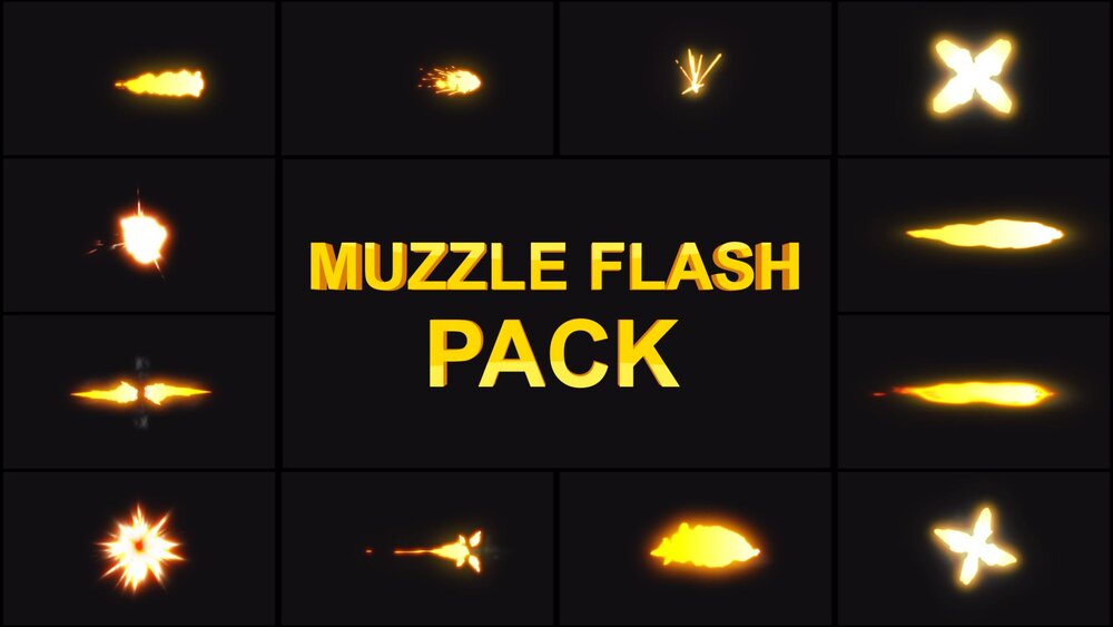 Muzzle Flash Pack - Buy 2D Game Assets for Developers - DevMyAsset