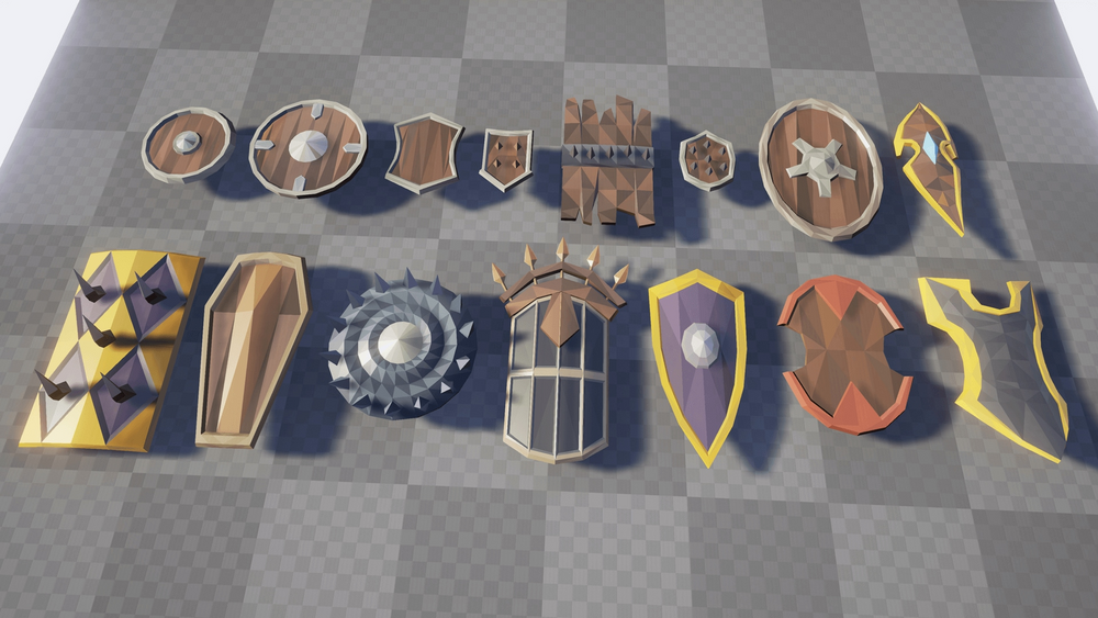 Low Poly Fantasy Weapons Pack 