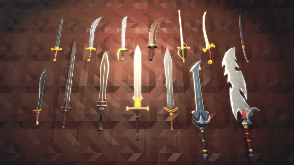 Low Poly Fantasy Weapons Pack 