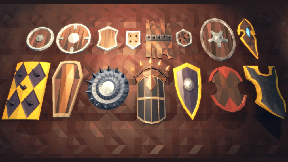 Low Poly Fantasy Weapons Pack 