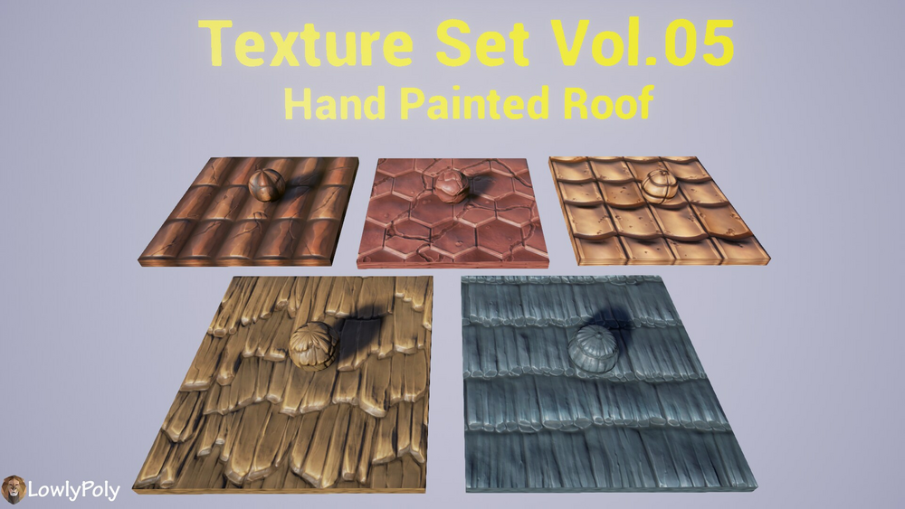 Roof Vol.05 - Hand Painted Textures 