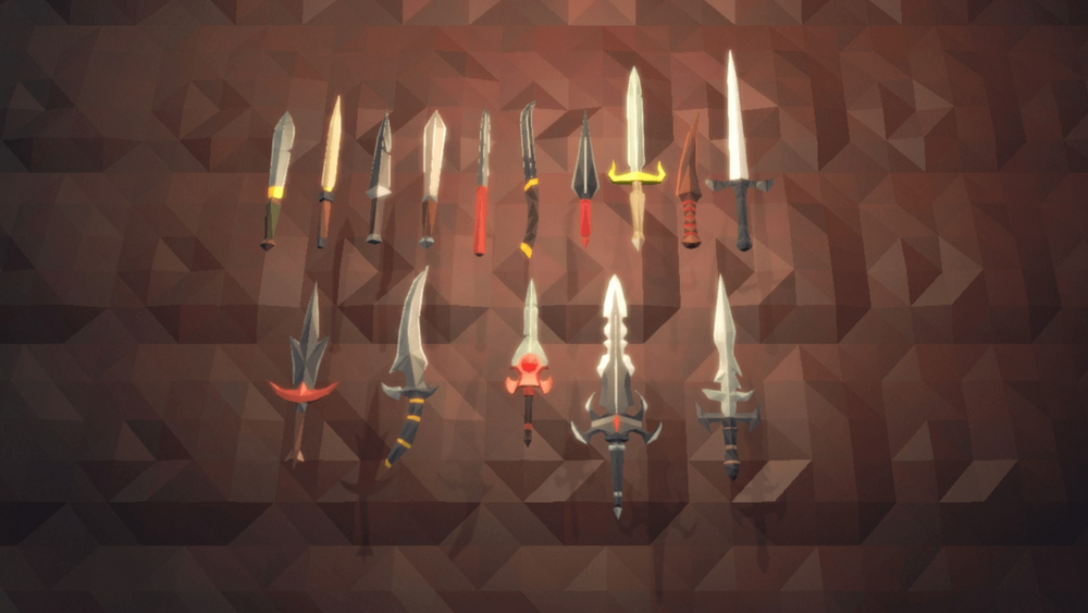 Low Poly Fantasy Weapons Pack 