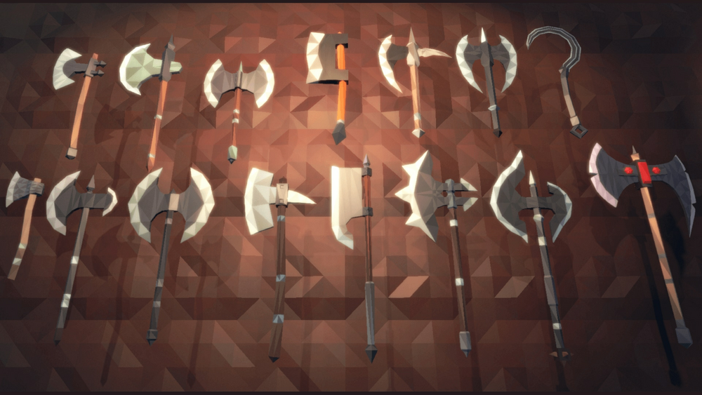 Low Poly Fantasy Weapons Pack 