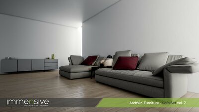 Archviz Furniture - Sofa Set Vol 2 