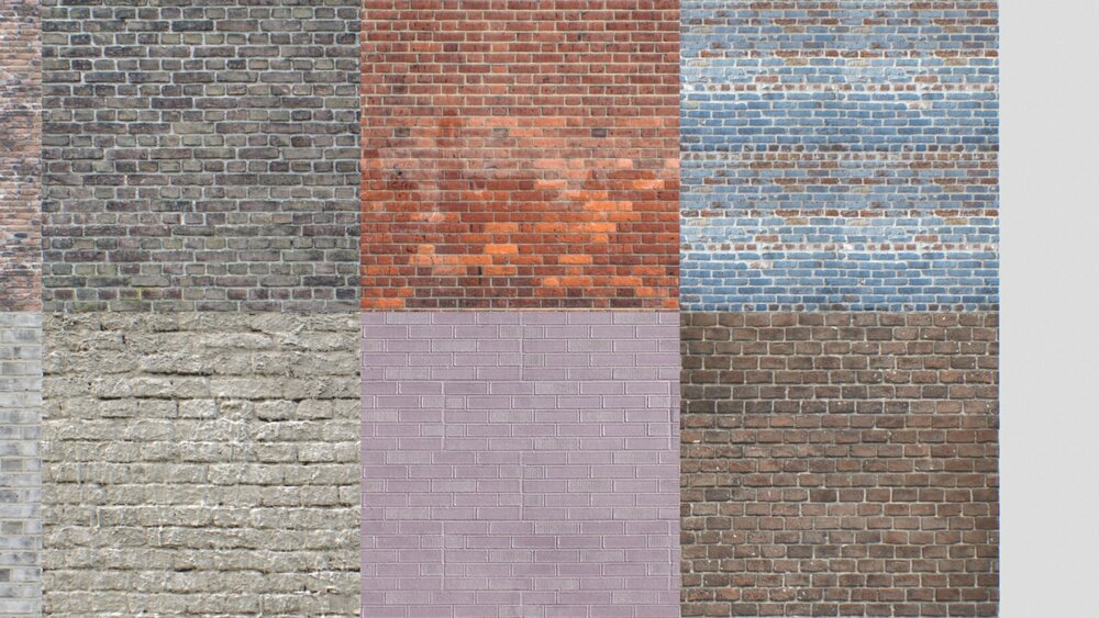 Brick wall textures pack 1 