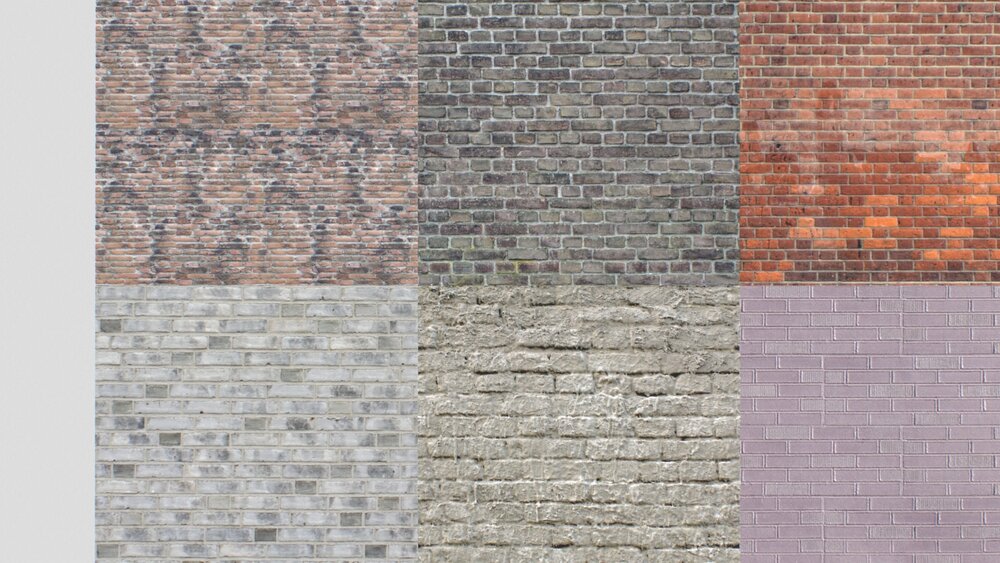 Brick wall textures pack 1 