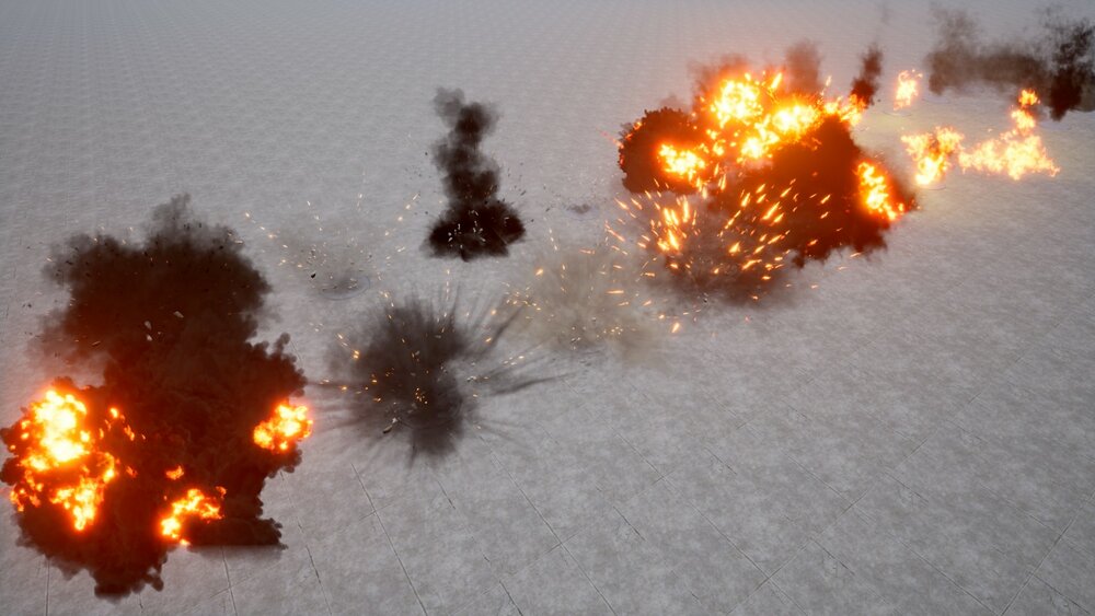 3D Fire and Explosions 