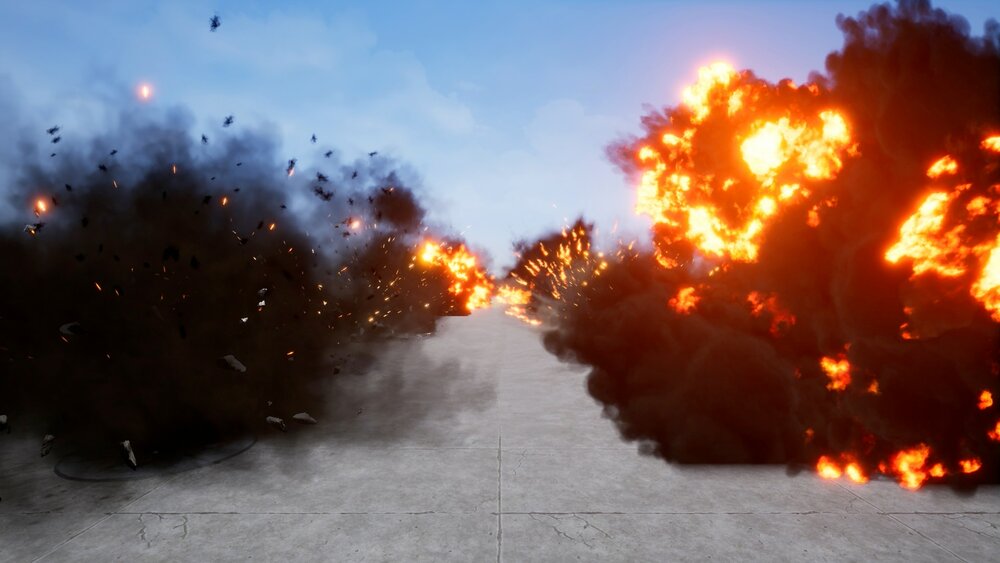 3D Fire and Explosions 