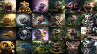 Baby Monsters 2 - RPG Fantasy Character Icons 