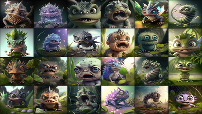 Baby Monsters 2 - RPG Fantasy Character Icons 