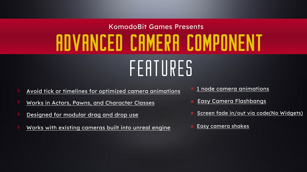 Advanced Camera Component 