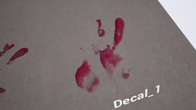 Bloody Hand Decal Pack 