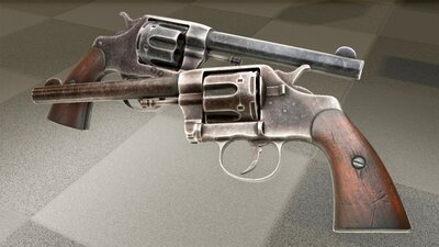 Animated Double Action Revolver 