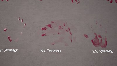 Bloody Hand Decal Pack 