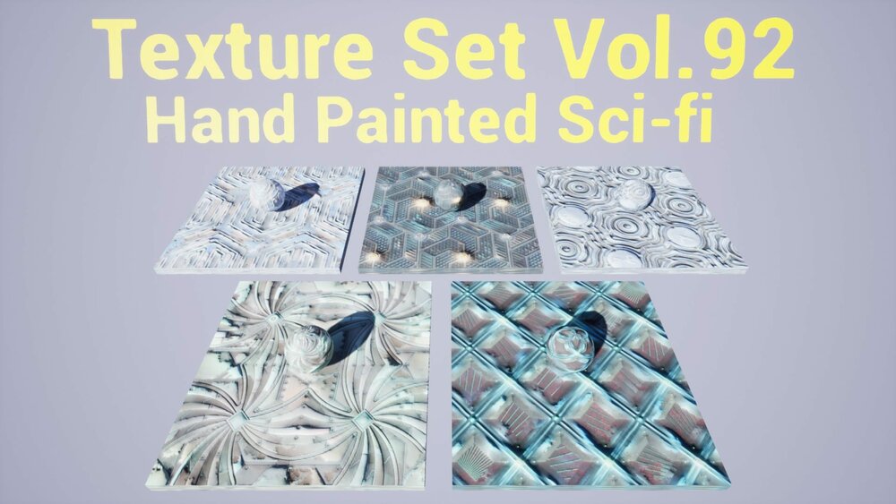 Sci-fi Vol.92 - Stylized Game Textures 