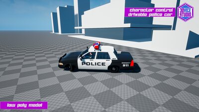 Character Controls Police Car 