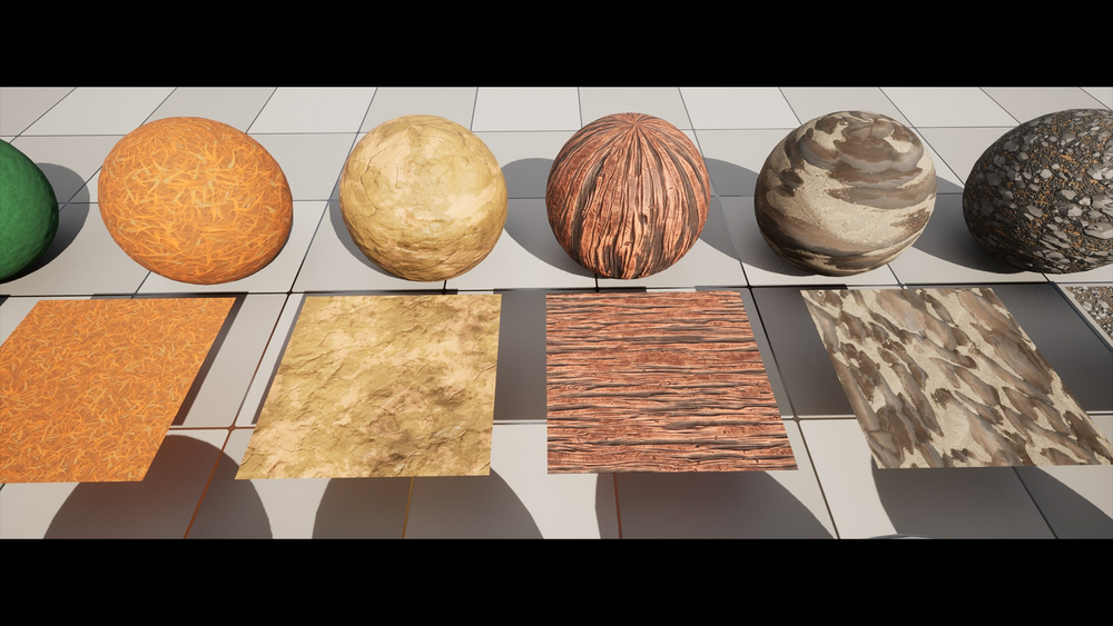 Stylized Snowy Stone Materials 