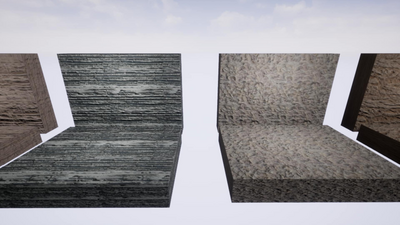 10 Seamless Rock face PBR material set 