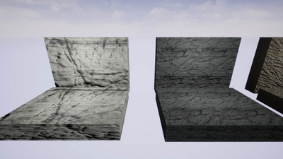 10 Seamless Rock face PBR material set 