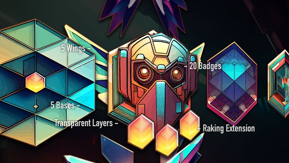 Modular Sci-Fi Badges & Ranks 