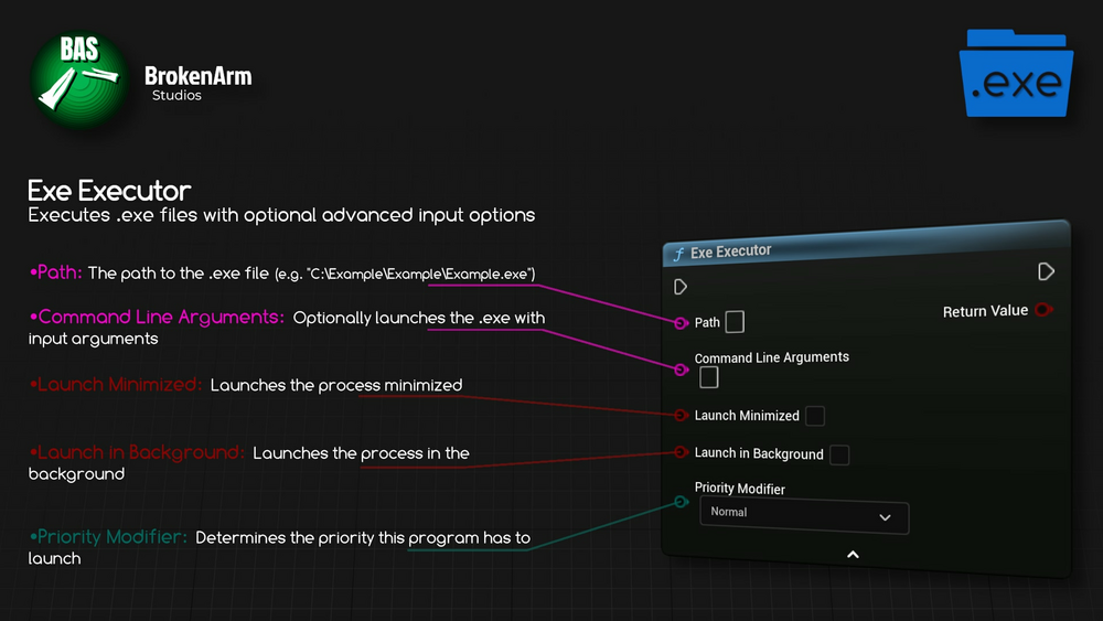 .exe Extension & Process Management 