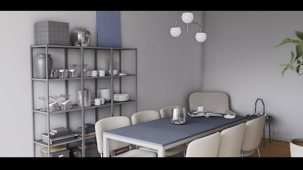 Realistic Dining Room 