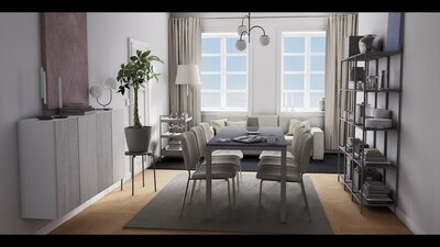 Realistic Dining Room 