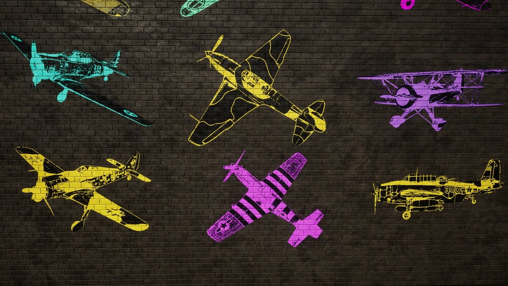 DECAL PACKAGE_WW2 FAMOUS PLANES 