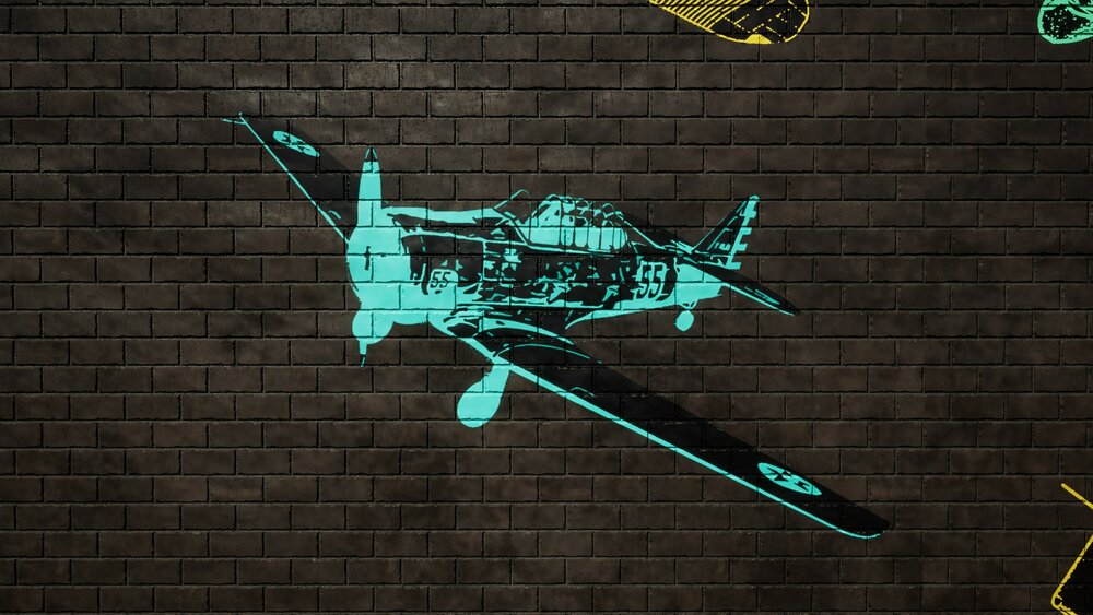 DECAL PACKAGE_WW2 FAMOUS PLANES 