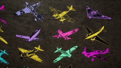 DECAL PACKAGE_WW2 FAMOUS PLANES 