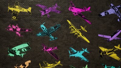 DECAL PACKAGE_WW2 FAMOUS PLANES 