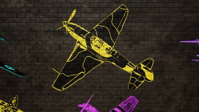 DECAL PACKAGE_WW2 FAMOUS PLANES 