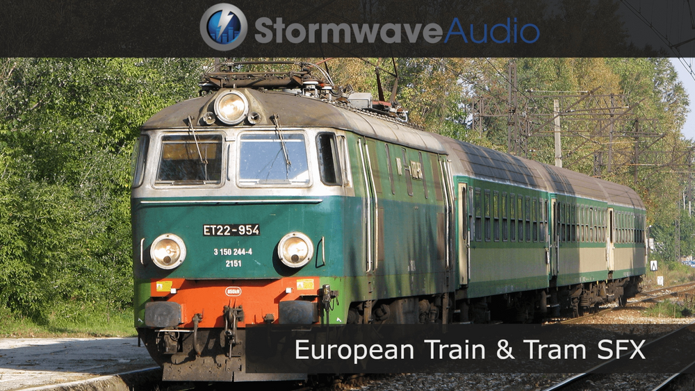 European Train & Tram Sound Effects Collection 