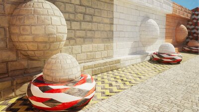 8k Realistic Textures Pack: Bricks, Mosaics - 15 materials 