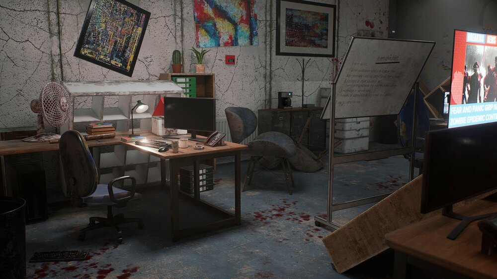 Post apocalyptic office 