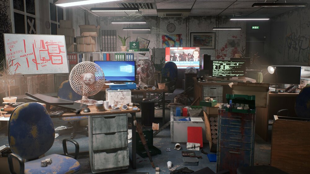 Post apocalyptic office 