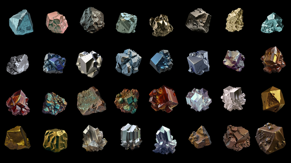 Ores and Minerals - Icons 