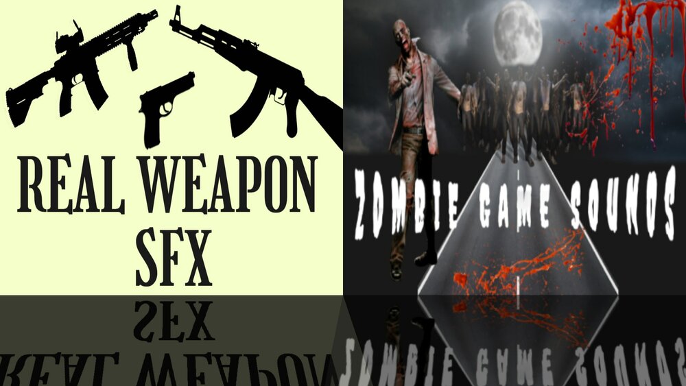 ZOMBIE & WEAPONS GAME SOUNDS BUNDLE 