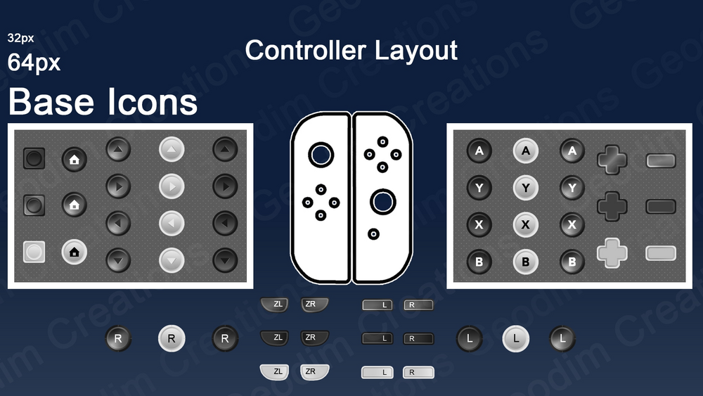 Controller Icons Kit 